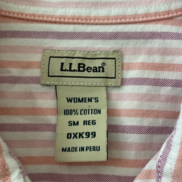 L.L. Bean striped button down shirt - Picture 2 of 8